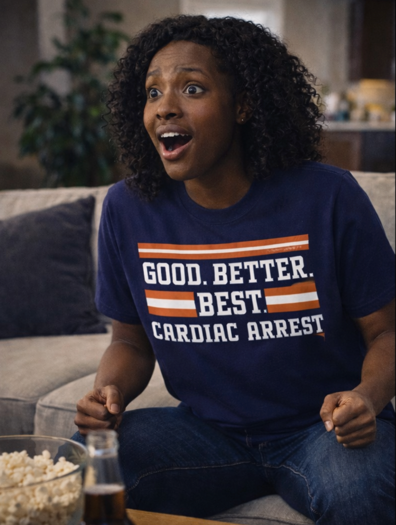 Navy Tee Shirt (No guy)